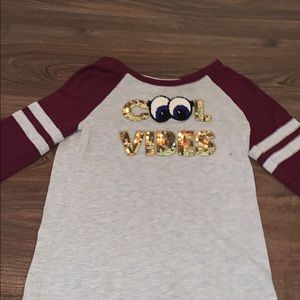 Cool vibes justice long sleeve shirt 😎